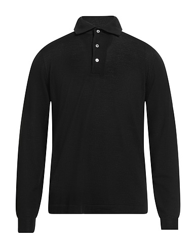 FILIPPO DE LAURENTIIS Pullover Schwarz 100% Super 120s Wolle