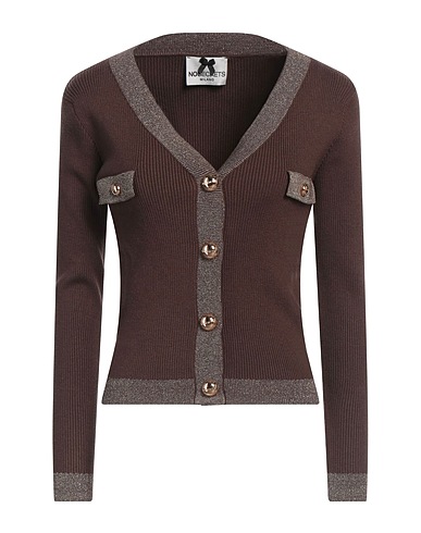 NO SECRETS Cardigan Chocolate brown 51% Viscose, 29% Polyester, 20% Polyamide