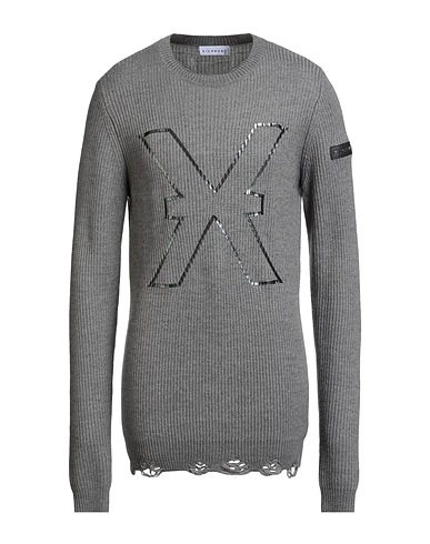 RICHMOND X Jumper Grey 50% Wool, 50% Acrylic