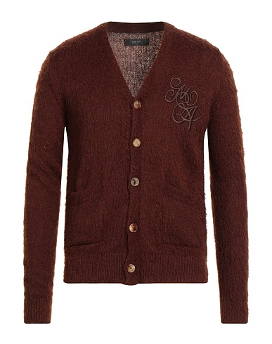 AMIRI Cardigan Cioccolato 40% Acrilico, 30% Lana mohair, 30% Poliammide