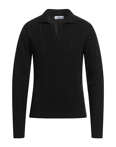 EREDI DEL DUCA Jumper Black 50% Wool, 50% Acrylic