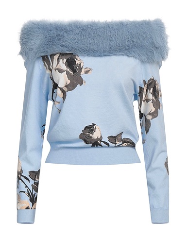 NO SECRETS Pullover Himmelblau 51% Viskose, 29% Polyester, 20% Polyamid