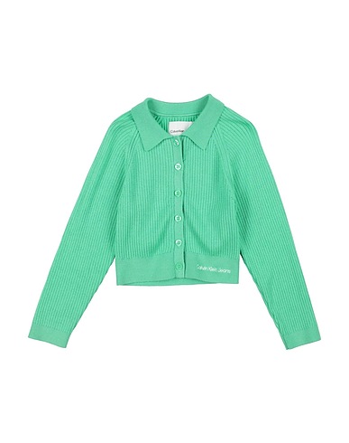 CALVIN KLEIN JEANS Cardigan Verde 50% Lyocell Tencel™, 30% Tencel™, 20% Poliammide