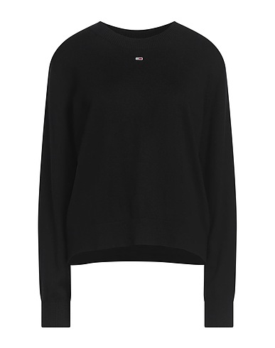 TOMMY JEANS プルオーバー ブラック コットン 53% / レーヨン 40% / ナイロン 7%
