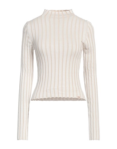 CALVIN KLEIN JEANS Rollkragenpullover Elfenbein 100% Baumwolle