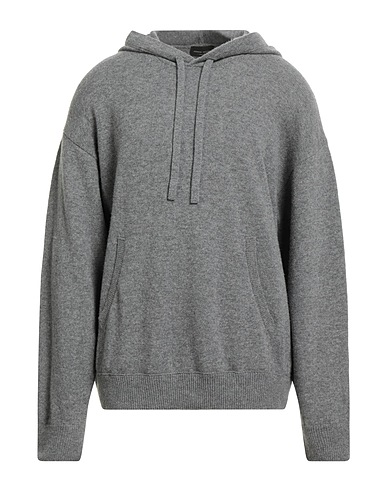 ROBERTO COLLINA Sweater Grey 90% Merino Wool, 10% Cashmere