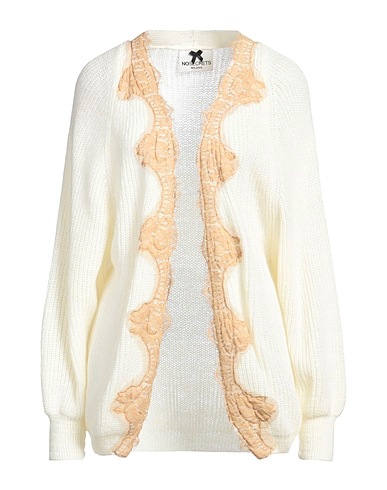 NO SECRETS Cardigan Cream 56% Acrylic, 36% Polyamide, 8% Wool
