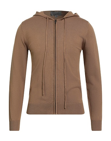 EREDI DEL DUCA Cardigan Camel 35% Viscose, 35% Acrylic, 30% Polyamide