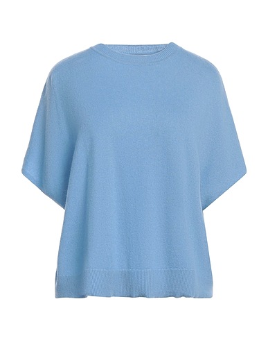 VAN KUKIL Cashmere blend Light blue 100% Cashmere