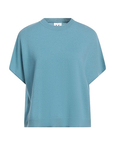 VAN KUKIL Cashmere blend Pastel blue 100% Cashmere