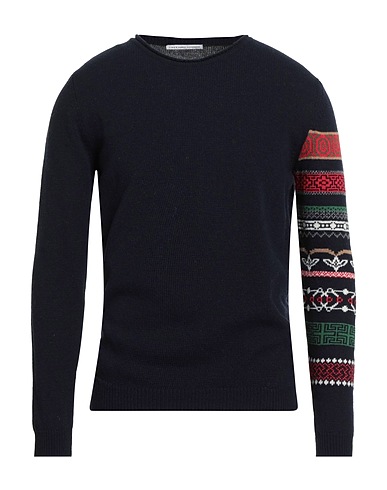 GREY DANIELE ALESSANDRINI Jumper Midnight blue 80% Wool, 20% Polyamide