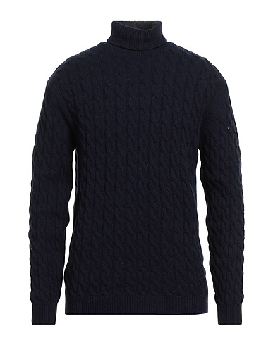 WOOL & CO Polo neck Midnight blue 80% Wool, 20% Polyamide