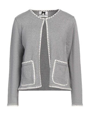 NO SECRETS Cardigan Grey 50% Viscose, 28% Polyester, 22% Polyamide