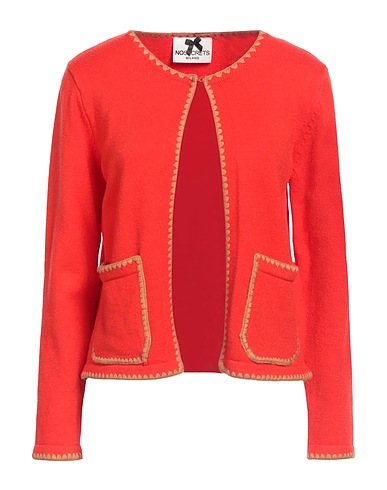 NO SECRETS Cardigan Tomato red 50% Viscose, 28% Polyester, 22% Polyamide