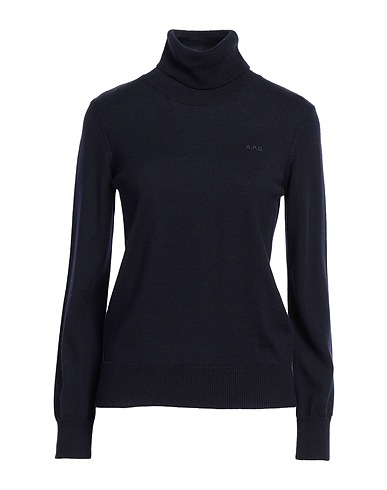 A.P.C. Polo neck Midnight blue 100% Wool