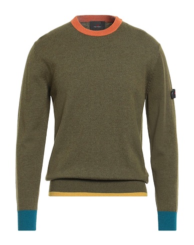 PEUTEREY Jumper Military green 50% Wool, 30% Polyamide, 20% Acrylic