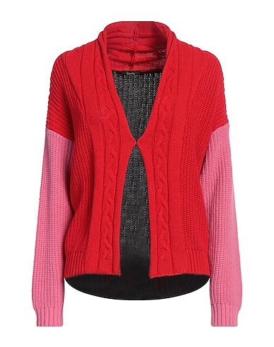 HANITA Cardigan Red 45% Viscose, 25% Nylon, 25% Wool, 5% Cashmere