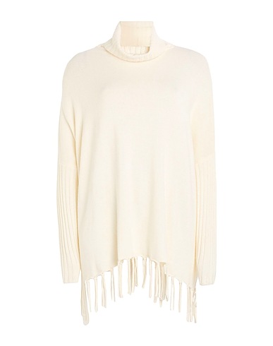 CLIPS Polo neck TRICOT Cream 40% Viscose, 30% Polyamide, 25% Wool, 5% Cashmere
