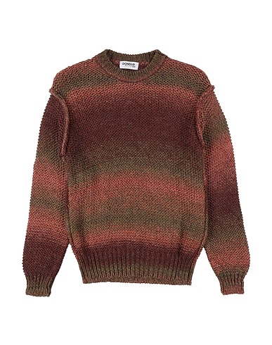 DONDUP Jumper KIDS Brown 62% Polyacrylic, 20% Viscose, 15% Wool, 3% Polyester