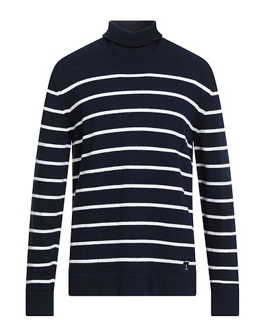 SEAFARER Polo neck Midnight blue 40% Merino Wool, 30% Viscose, 20% Polyamide, 10% Cashmere