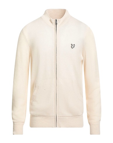 LYLE & SCOTT Cardigan Beige 95% Merino Wool, 5% Cashmere