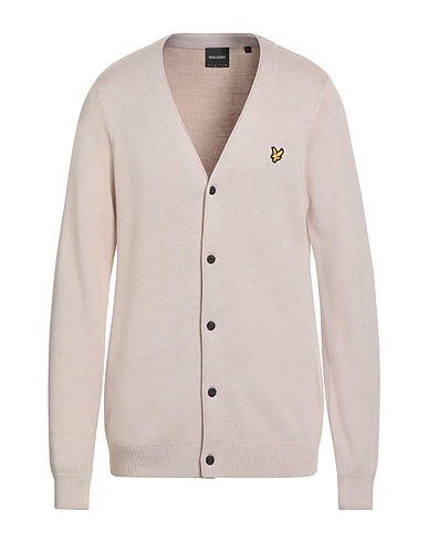 LYLE & SCOTT 가디건 VINTAGE 베이지 50% 비스코스, 40% 폴리에스테르, 10% 울