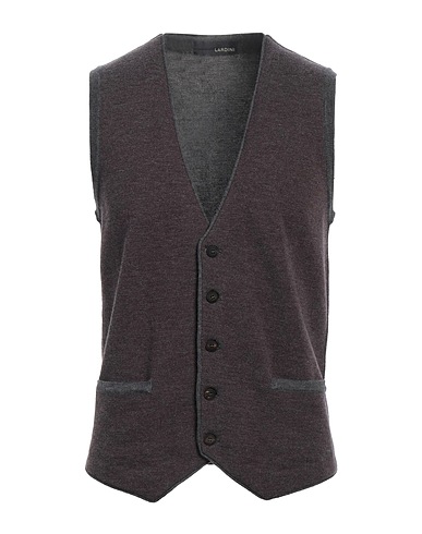 LARDINI Cardigan Burgundy 100% Wool