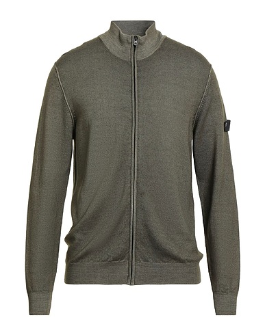 PEUTEREY Cardigan Military green 100% Wool