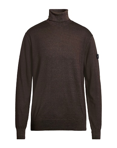 PEUTEREY Polo neck Dark brown 100% Wool