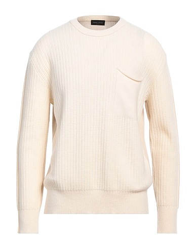 ROBERTO COLLINA Jumper White 90% Wool, 10% Cashmere