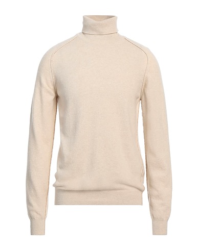 ROBERTO COLLINA Turtleneck Beige 90% Wool, 10% Cashmere