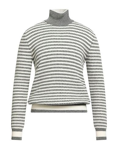ROBERTO COLLINA Polo neck GRIGIO 67% Wool, 20% Baby camel wool, 13% Polyamide