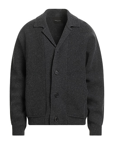 ROBERTO COLLINA Cardigan Charcoal 100% Wool