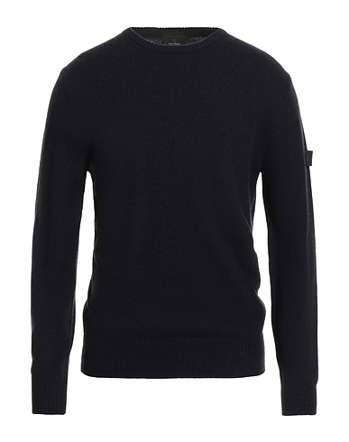 PEUTEREY Pullover Blu notte 70% Lana, 30% Lana di yak