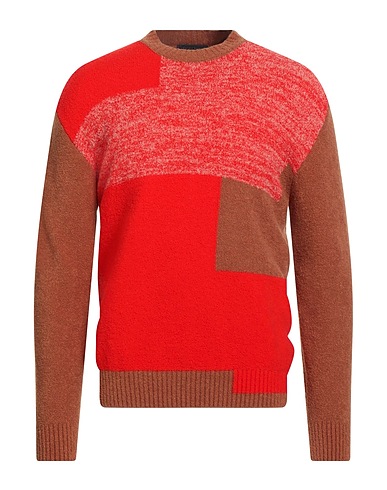 DANIELE FIESOLI Jumper Red 63% Merino Wool, 25% Polyamide, 10% Cashmere, 2% Elastane