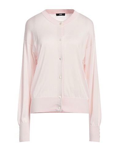 ALPHA STUDIO Cardigan Light pink 85% Mulberry silk, 15% Cashmere