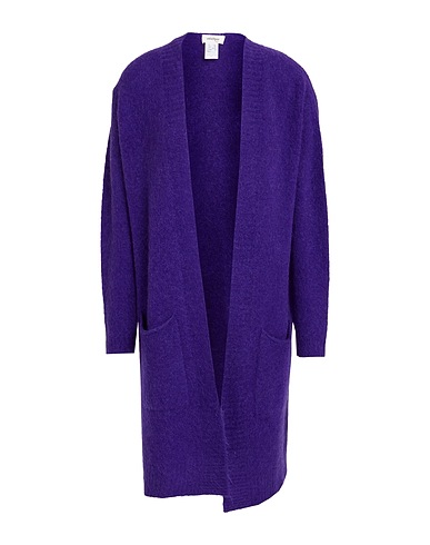 OTTOD'AME Cardigan Purple 42% Polyamide, 26% Acrylic, 14% Wool, 14% Alpaca wool, 4% Elastane