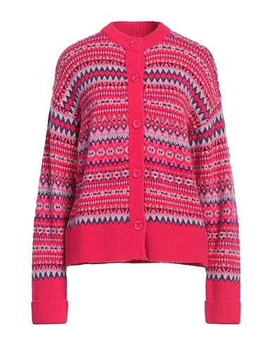 ACTITUDE by TWINSET Cardigan Fuchsia 40% Polyamide, 25% Viscose, 17% Polyester, 14% Textile fibres, 4% Wool