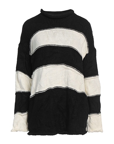 VIRGINIA BIZZI Turtleneck Black 60% Acrylic, 15% Virgin Wool, 15% Alpaca wool, 10% Viscose