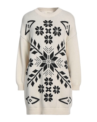 VICOLO Jumper Off white 50% Wool, 50% Acrylic