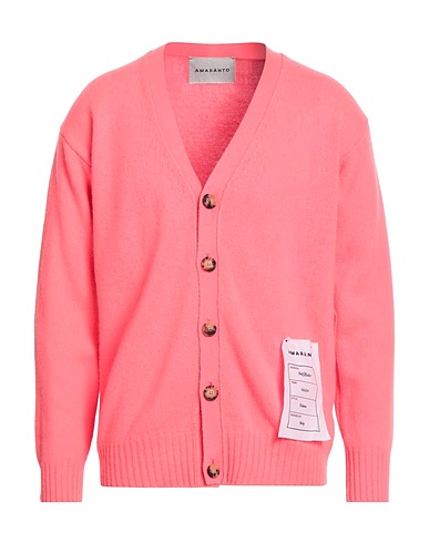 AMARANTO Cardigan Coral 90% Wool, 10% Cashmere