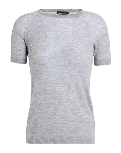 ROBERTO COLLINA Jumper Grey 100% Merino Wool