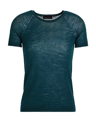 ROBERTO COLLINA Pullover Verde 100% Lana Merino
