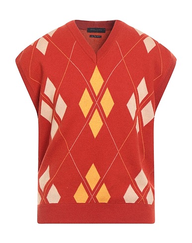 DANIELE FIESOLI Pullover Ziegelrot 50% Baumwolle, 45% Merinowolle, 5% Kaschmir