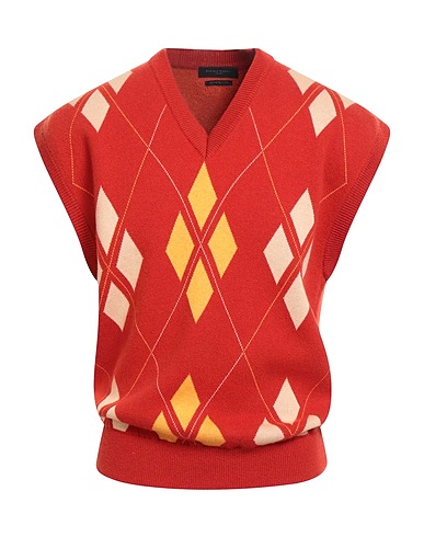 DANIELE FIESOLI Jumper Rust 50% Cotton, 45% Merino Wool, 5% Cashmere