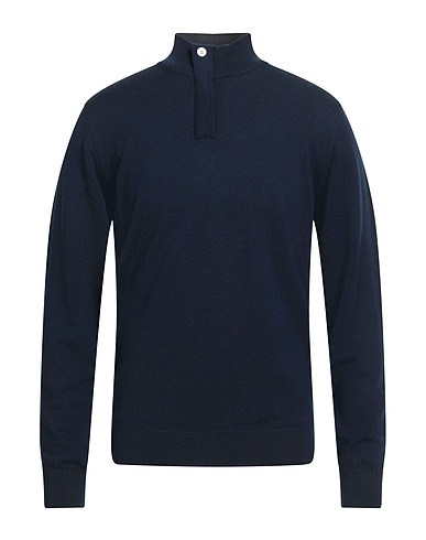 DANIELE FIESOLI Dolcevita Blu navy 100% Lana Merino