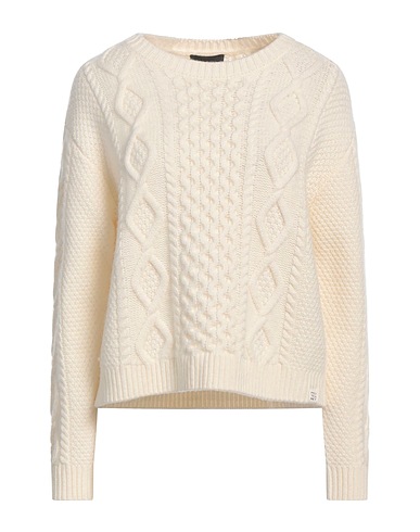 PEUTEREY Pullover Avorio 90% Lana, 10% Cachemire