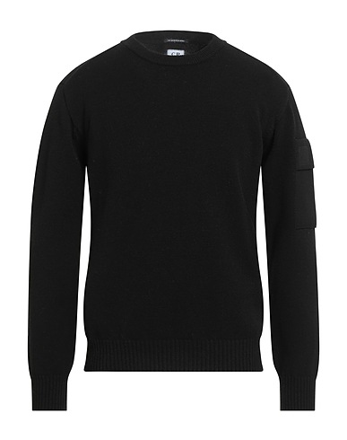 C.P. COMPANY Jumper Black 88% Virgin Wool, 12% Polyester