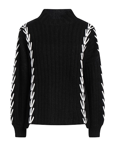 PEUTEREY Col roulé Noir 68% Laine d'alpaga, 22% Polyamide, 10% Laine