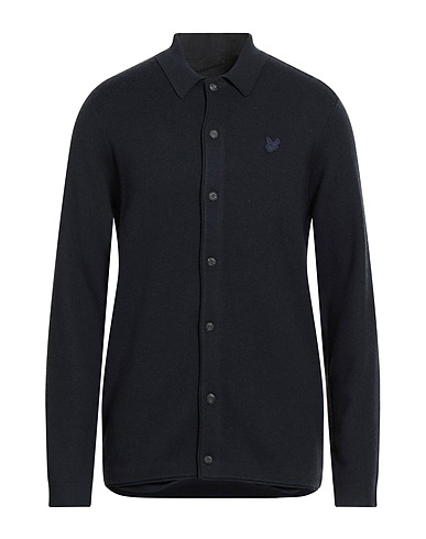 LYLE & SCOTT Cardigan VINTAGE Blu notte 50% Viscosa, 40% Poliestere, 10% Lana